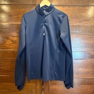 Cutter & Buck women’s XL Tiara Yachts Navy Blue 1/4 zip pullover Jacket shirt